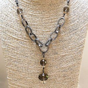 Silpada Smoky Quartz Chain Necklace